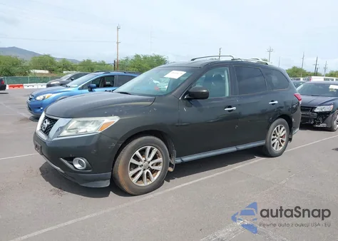 2015 Nissan Pathfinder Sv z USA, uszkodzony, nr VIN 5N1AR2MN0FC606364